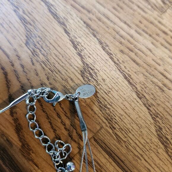 LIA SOPHIA Triple Strand Colorful Stone And Silver Necklace EVENT READY! - Picture 6 of 8